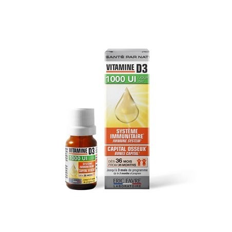 ERIC FAVRE Vitamine D3 goutte | 20 ml