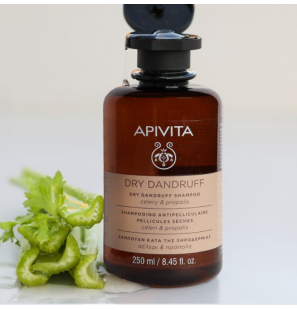 APIVITA CELERY ET PROPOLIS shampooing antipelliculaire sec 250 ml