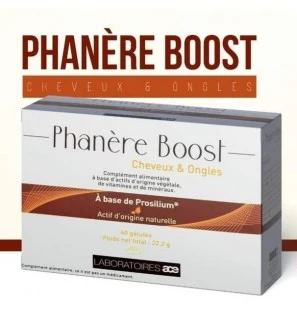 PHANERE BOOST cheveux et ongles boite 60 gélules