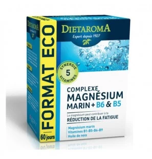 DIETAROMA MAGNESIUM MARIN+B6+B5 boite 120 capsules