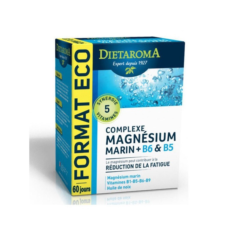 DIETAROMA MAGNESIUM MARIN+B6+B5 boite 120 capsules