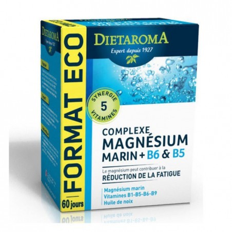 DIETAROMA MAGNESIUM MARIN+B6+B5 boite 120 capsules