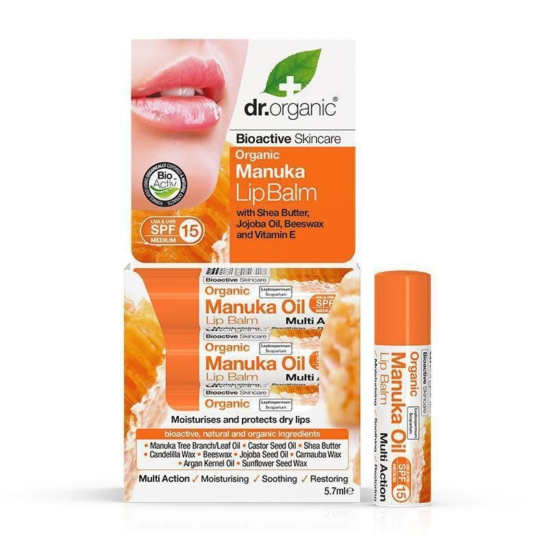 DR ORGANIC MIEL DE MANUKA Baume à lèvres 5.7 ml