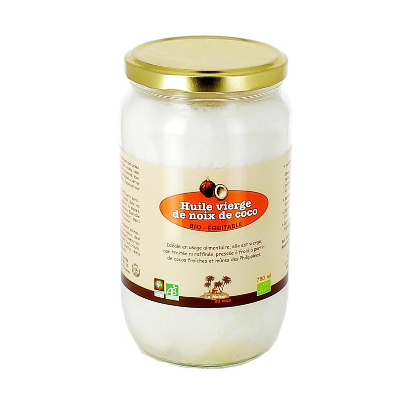 LA MAISON DU COCO huile de noix de coco 780 ml LA MAISON DU COCO huile de noix de coco 780 ml