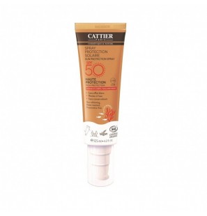 CATTIER spray protection solaire Bio spf 50 (125ml)