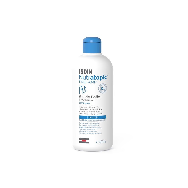 ISDIN NUTRATOPIC PRO-AMP gel de bain émollient | 400 ml