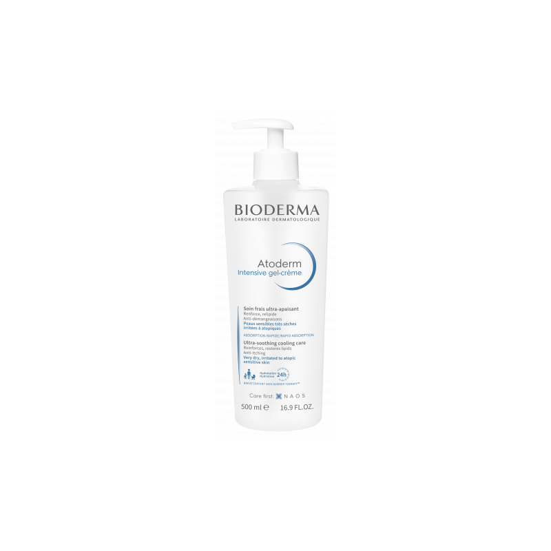 BIODERMA ATODERM INTENSIVE gel crème ultra apaisant 500 ml