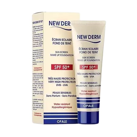 NEW DERM écran solaire teintée Opale spf 50+ | 50 ml