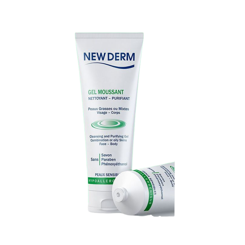 NEW DERM gel moussant purifiant | 250 ml