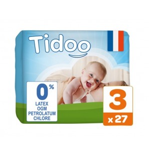 TIDOO Taille 3 (4-9kg) couches | 27 u