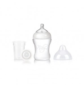 NUBY set de biberon avec doseur de lait en poudre 240 ml + 3 mois Réf: ID67028