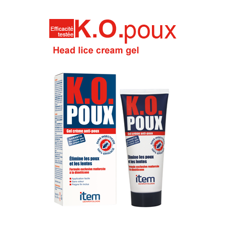 ITEM K.O POUX gel crème anti poux 100 ml