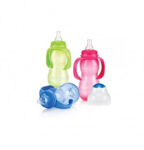 NUBY biberon à ances 320ml +4 mois réf: ID1098