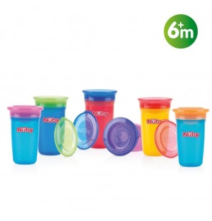 NUBY gobelet magique non imprimé 300ml Réf: ID10414