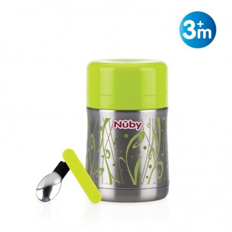 NUBY thermos imprimé pour nourriture solide 450 ml Réf: ID5475