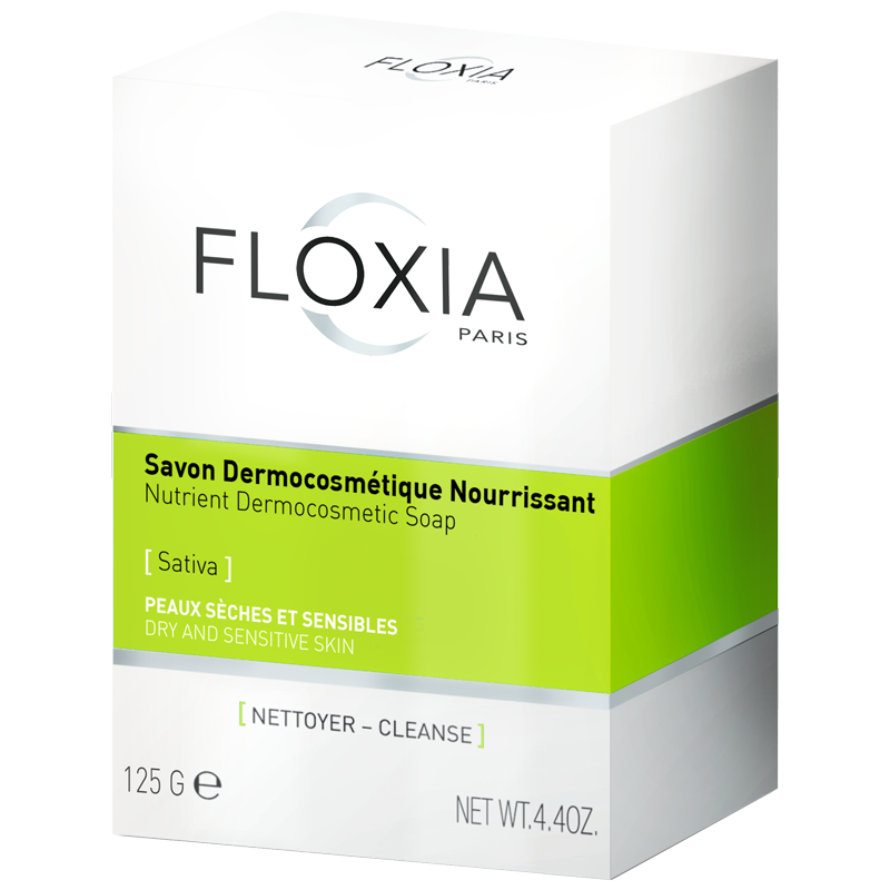 FLOXIA SATIVA savon dermocosmétique nourrissant 125G