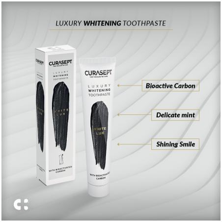 CURASEPT LUXURY WHITENING dentifrice WHITE 75 ml