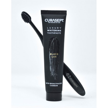 CURASEPT LUXURY WHITENING dentifrice BLACK 75 ml