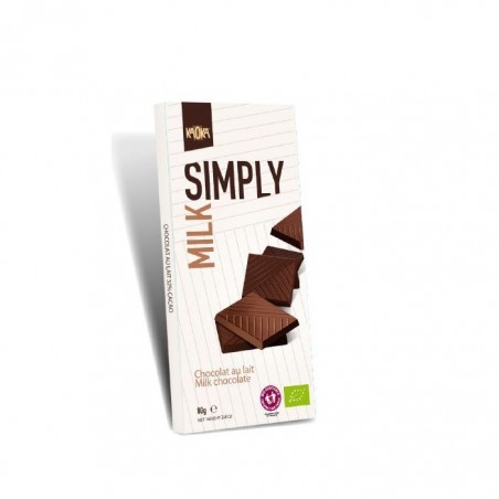 KAOKA tablette de chocolat au lait SIMPLY MILK 32% 80g