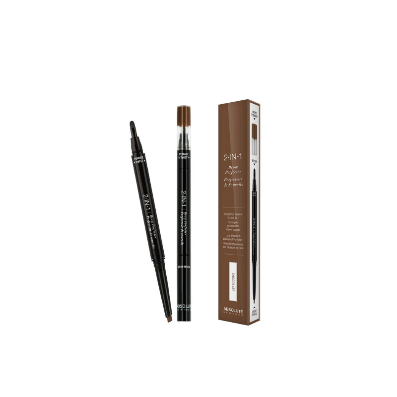 ABSOLUTE NEW YORK 2 in 1 Brow-Perfecter chocolate