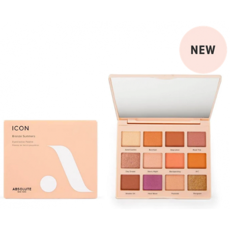 ABSOLUTE NEW YORK bronze summers icon eyeshadow palette