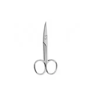 Beter ciseaux à cuticules chromés, courbes, 9 cm