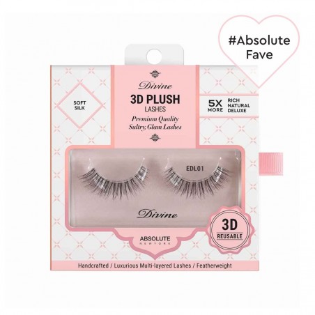 ABSOLUTE NEW YORK cils en peluche 3D Divins Antheia