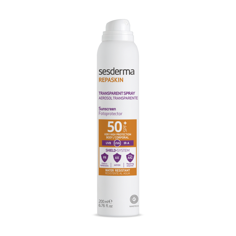 SESDERMA REPASKIN Aérosol Transparent spf 50 (200ml)