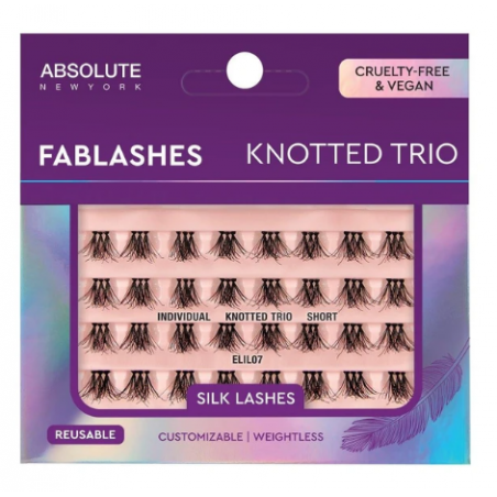 ABSOLUTE NEW YORK 5D faux cils fablashes individuels TRIO