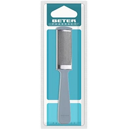 BETER lime râpe pédicure en acier inoxydable avec manche ergonomique - 16 cm
