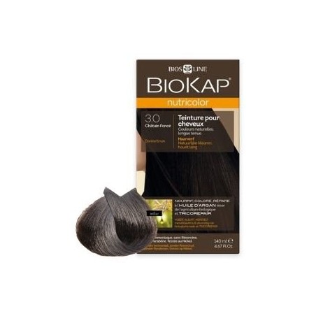 BIOKAP Nutricolor 3.0 Châtain Foncé, 140 ml