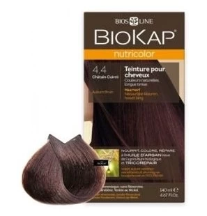 BIOKAP Nutricolor 4.4 Châtain Cuivré, 140 ml