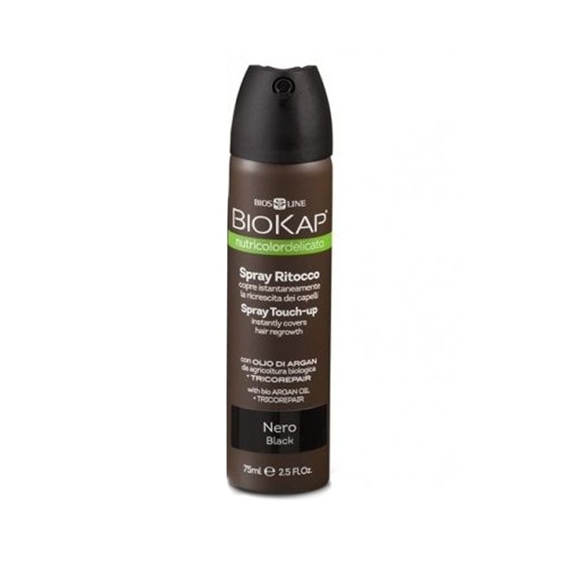 BIOKAP Spray retouche noir – 75 ml