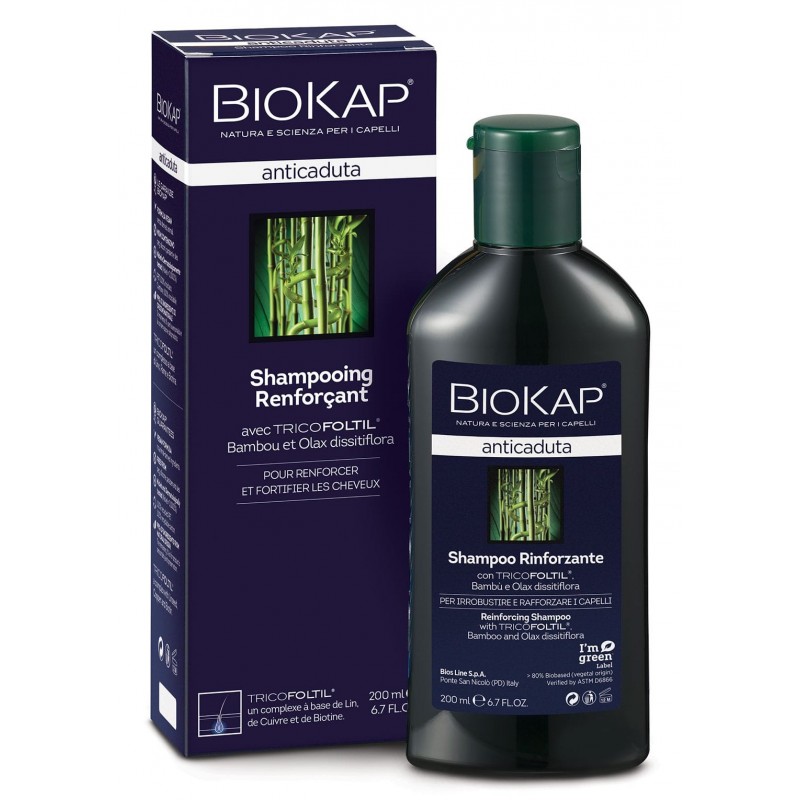 BIOKAP shampooing antichute renforçant | 200 ml