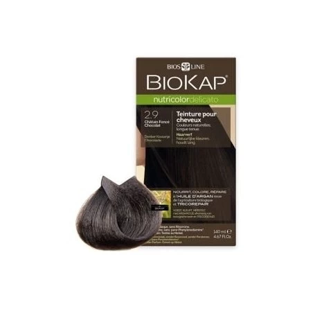 BIOKAP – Nutricolor Delicato 2.9 Châtain Foncé Chocolat, 140 ml