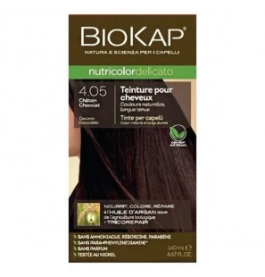 BIOKAP –Nutricolor Delicato 4.05 Châtain Chocolat 140ml