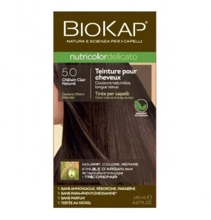 BIOKAP –  Biokap Nutricolor Delicato 5.0 Châtain Clair Naturel 140ml