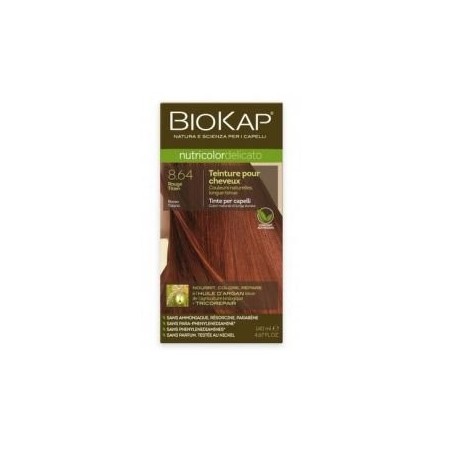 BIOKAP – Nutricolor Delicato 8.64 Titian Rouge, 140 ml