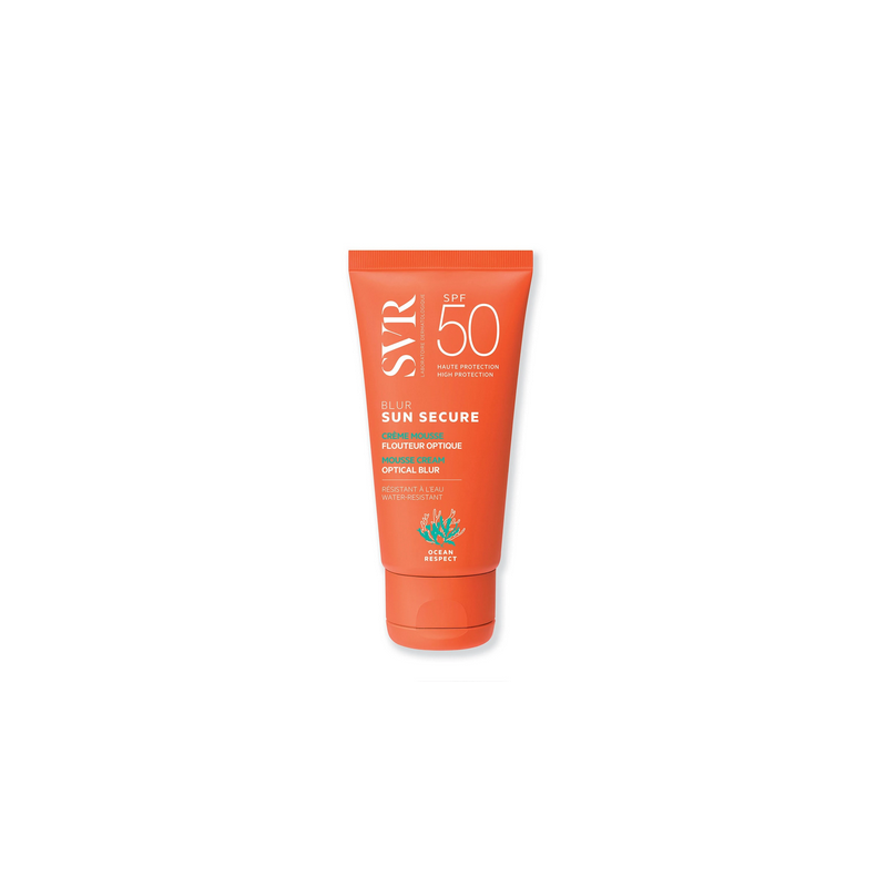 SVR SUN SECURE BLUR crème mousse flouteur optique spf 50+ | 50 ml