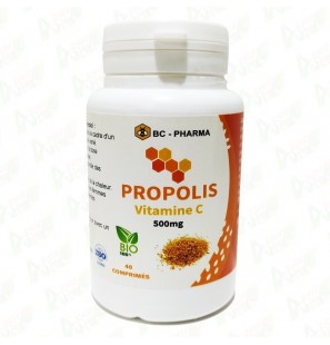 BC-PHARMA PROPOLIS VITAMINE C 500MG boite 80 comprimés