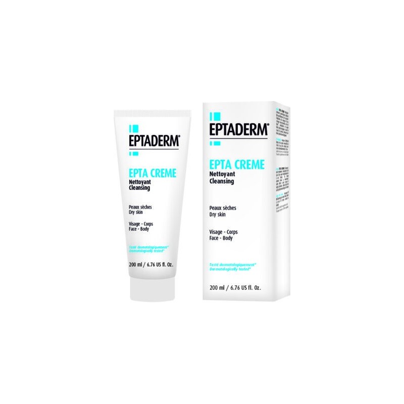 EPTADERM EPTA crème nettoyante Peau sèche 200 ml EPTADERM EPTA crème nettoyante Peau sèche 200 ml