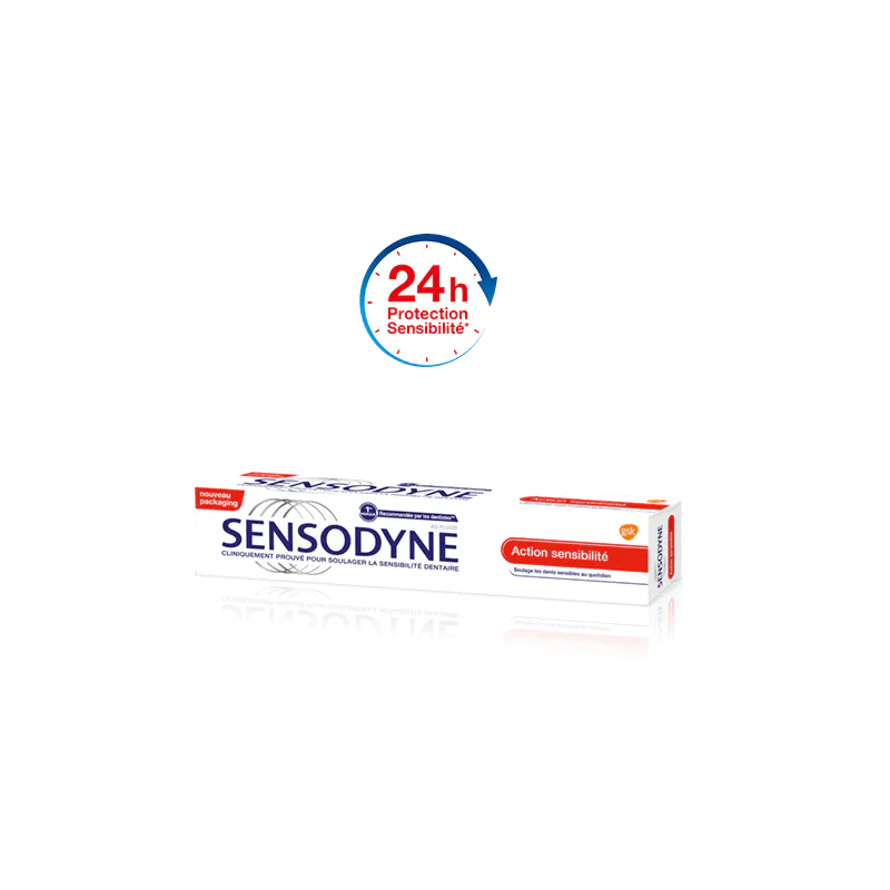 SENSODYNE Dentifrice action sensibilité 75ml