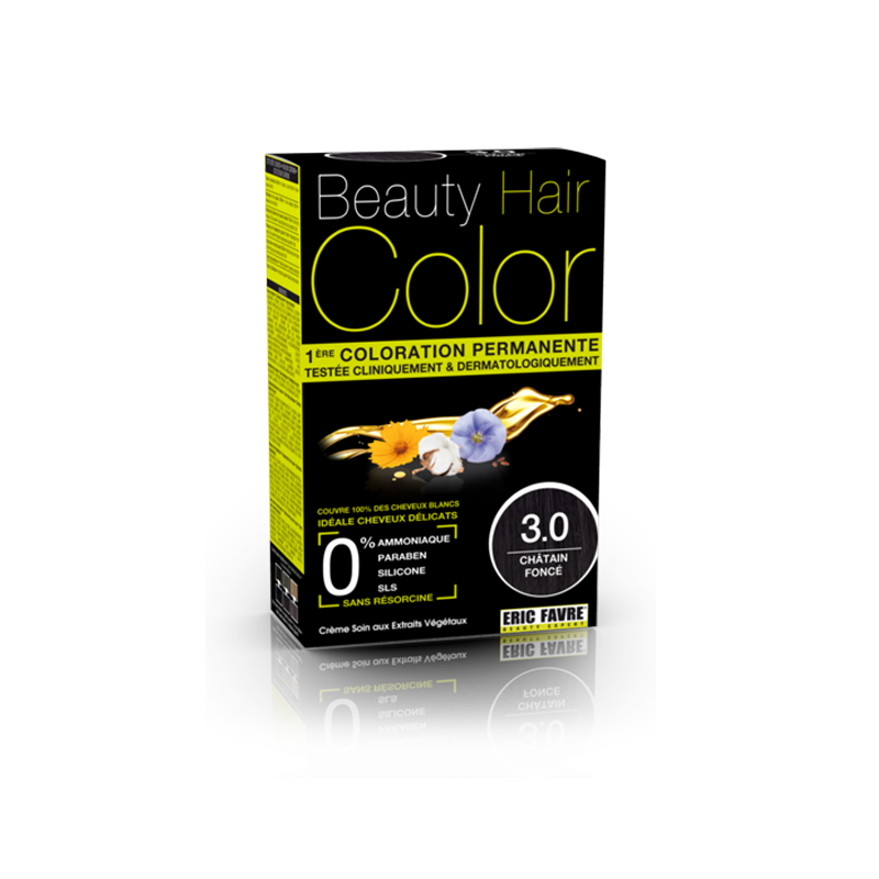 BEAUTY HAIR color 3.0 châtain foncé