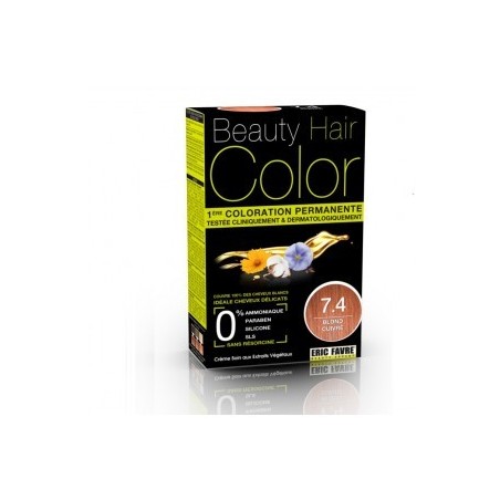 BEAUTY HAIR color 7.4 blond cuivré