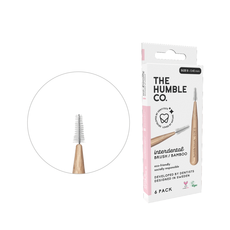 THE HUMBLE.CO Brosse Interdentaire Bamboo Violet Taille 0 0.4mm Humble