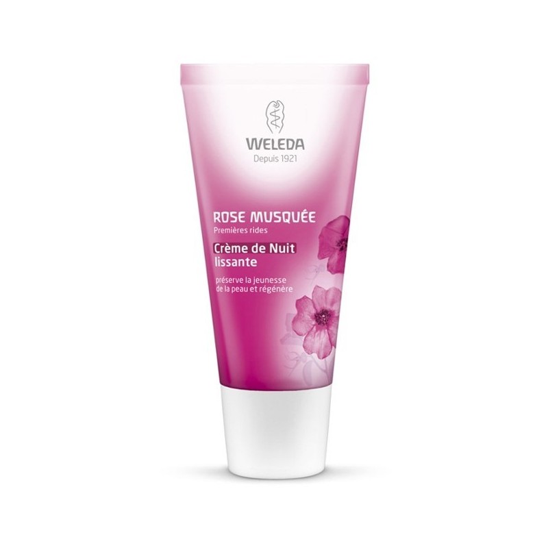 WELEDA rose musquée crème de nuit lissante 30 ml