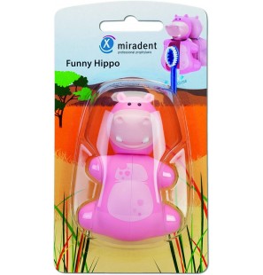 MIRADENT FUNNY HIPPOPOTAME porte brosse à dents