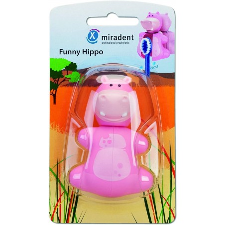 MIRADENT FUNNY HIPPOPOTAME porte brosse à dents