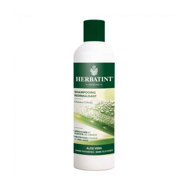 HERBATINT Shampooing Normalisant Aloe Vera 260ml Pour Cheveux colorés