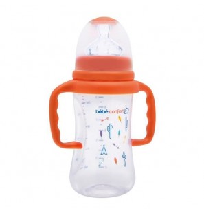 BÉBÉ CONFORT Biberon Maternité avec poignées 270 ml – Indians corail (6-24M +)